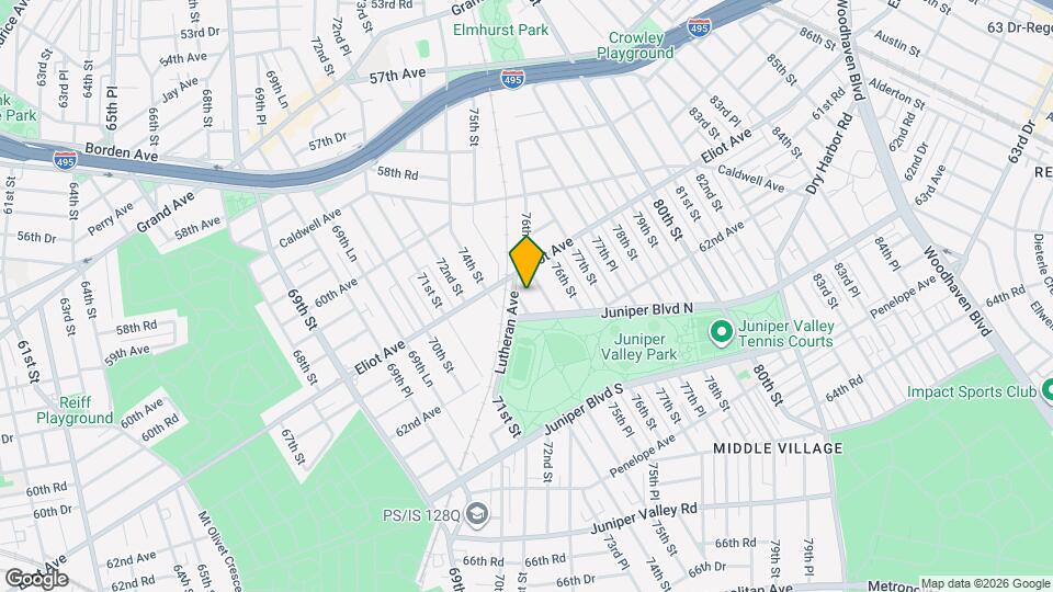 61-25 75th St Map and Location Details