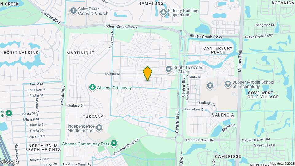 1184 Islamorada Dr Map and Location Details