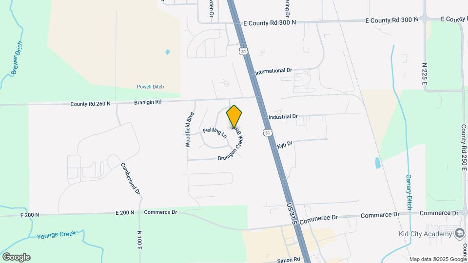 2744 Branigan Creek Blvd Map and Location Details