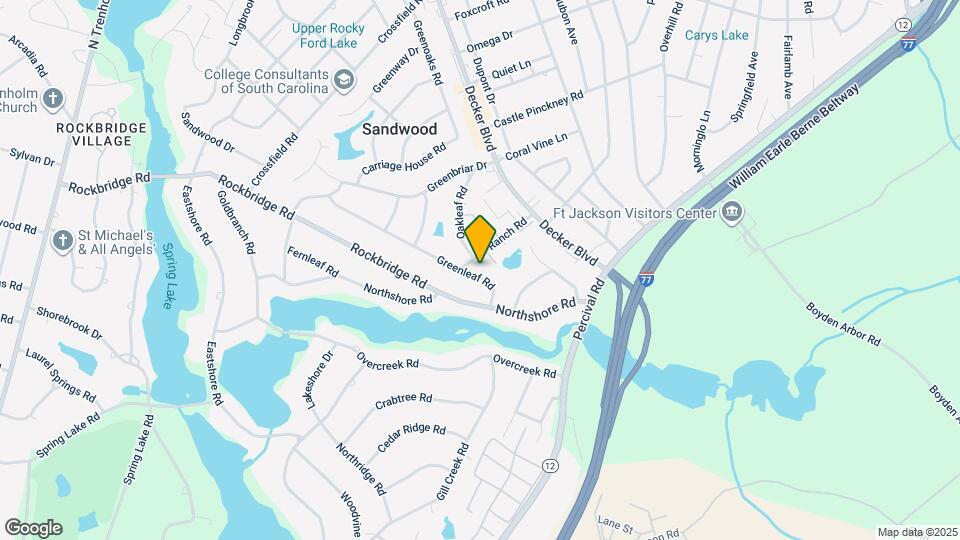 3533 Greenleaf Rd Map and Location Details