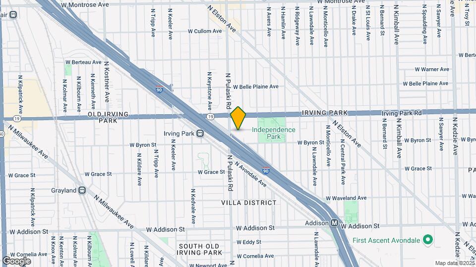 3947 W Dakin St Map and Location Details