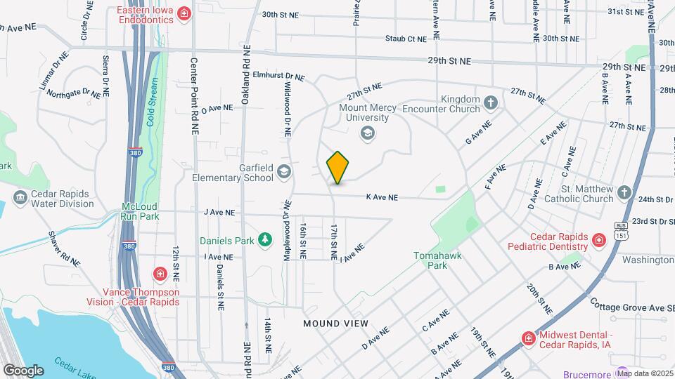 1706 K Ave NE Map and Location Details