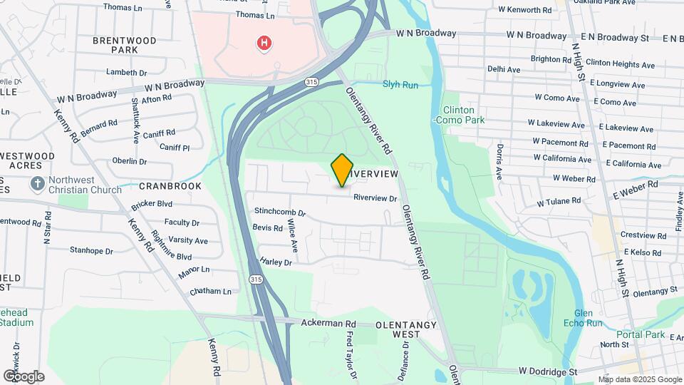 606 Riverview Dr Mapa y Detalles de la Ubicación