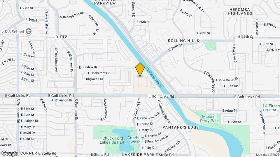 2430 S Clovis Pl Map and Location Details