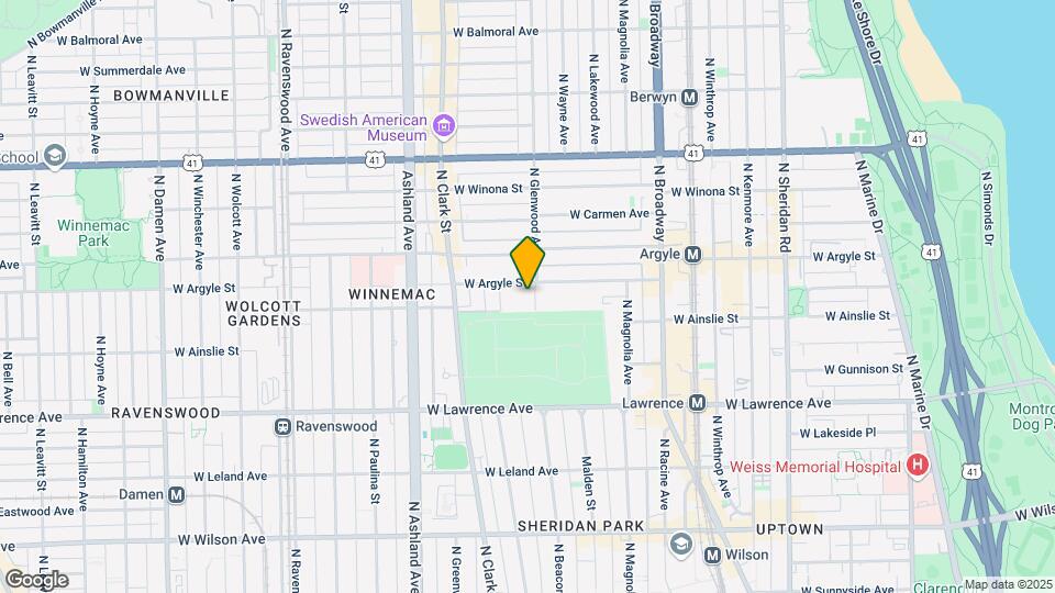 4908 - 4918 N Glenwood Mapa y Detalles de la Ubicación