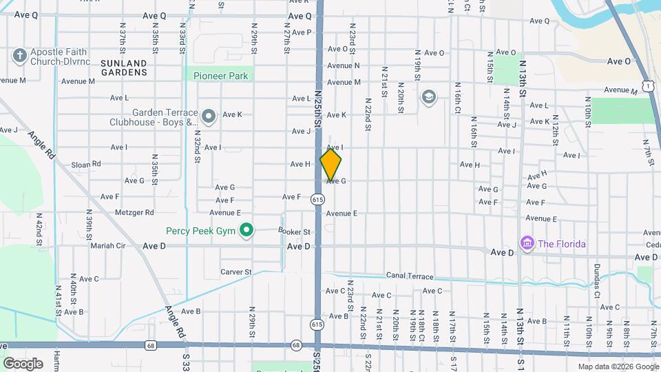 713 N 24th St Mapa y Detalles de la Ubicación