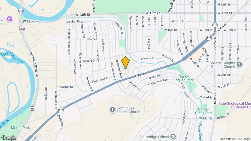 2315 Crescent Ave Map and Location Details