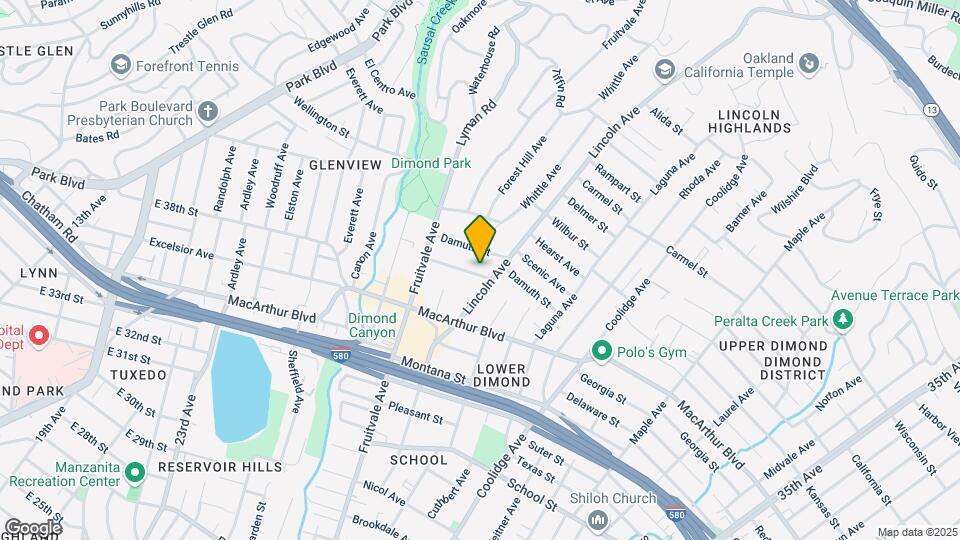2320 Coloma St Map and Location Details