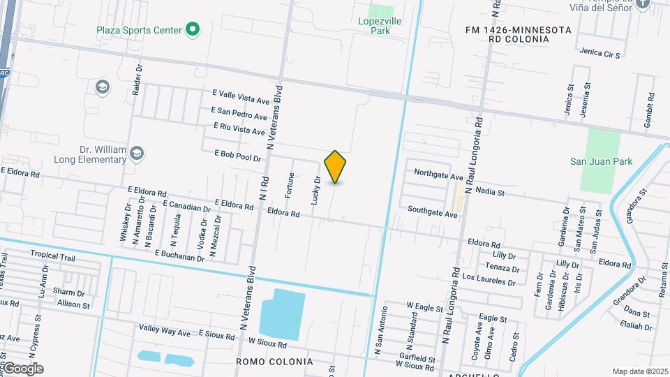 1800 Angelina Dr Map and Location Details