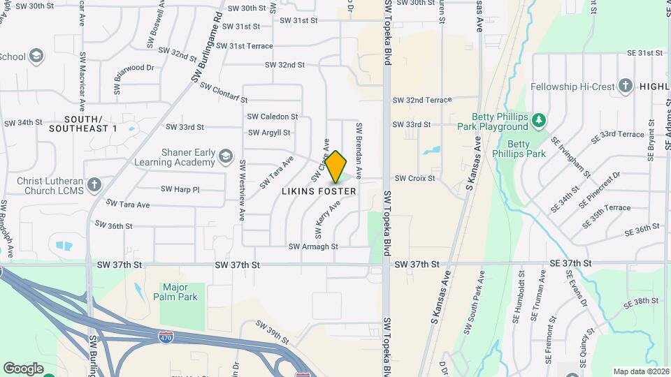 3502 SW Kirklawn Ave Map and Location Details