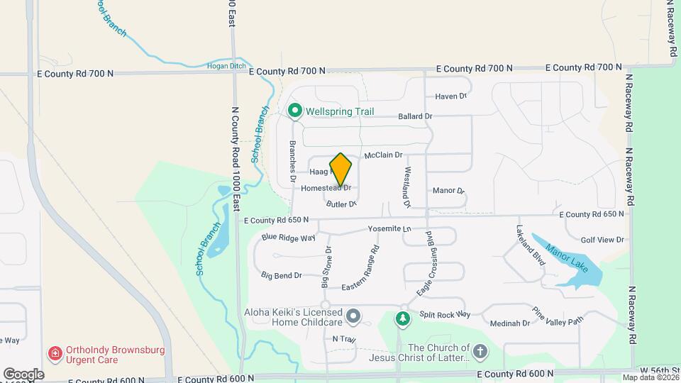 10335 Homestead Dr Map and Location Details