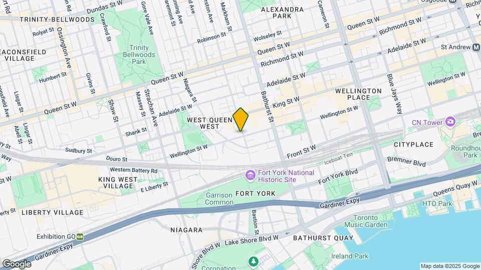 44 Tecumseth St. Map and Location Details