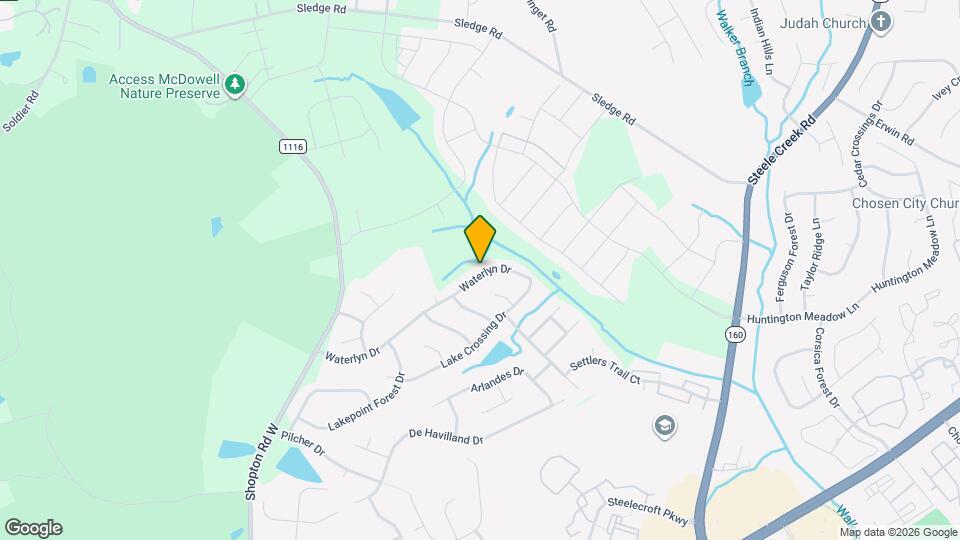 14208 Waterlyn Dr, Unit 1B Map and Location Details