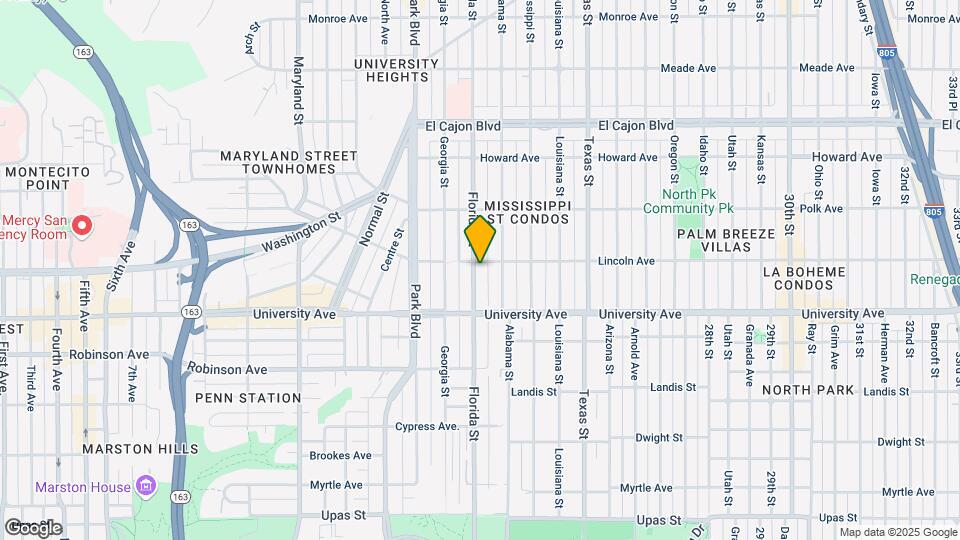 3985-3987 Florida St Mapa y Detalles de la Ubicación