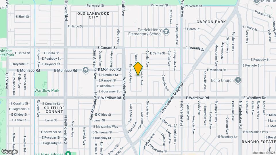 3522 Faust Ave Mapa y Detalles de la Ubicación