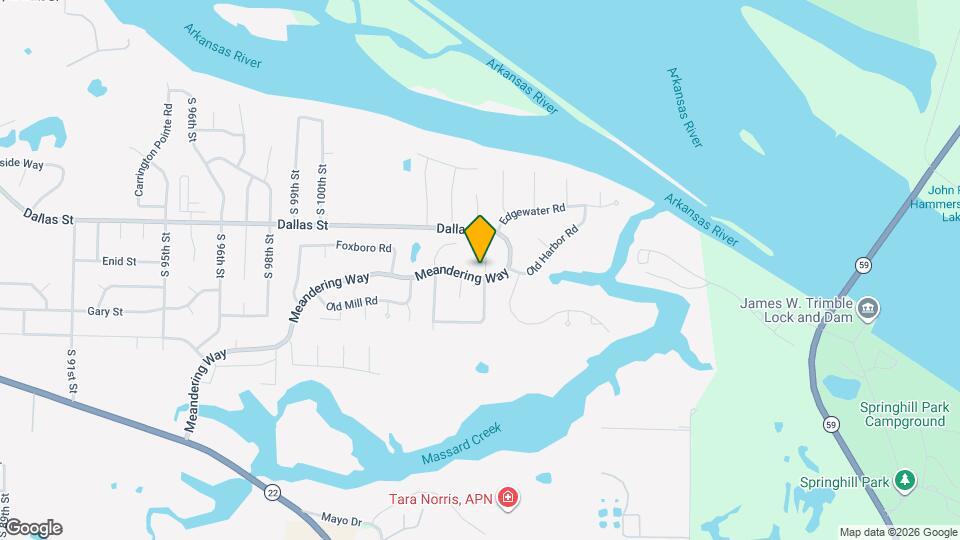 10511 Meandering Way Map and Location Details