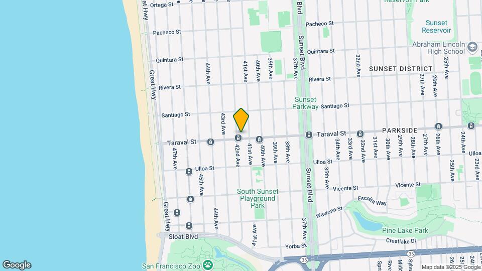 3146 Taraval St Mapa y Detalles de la Ubicación