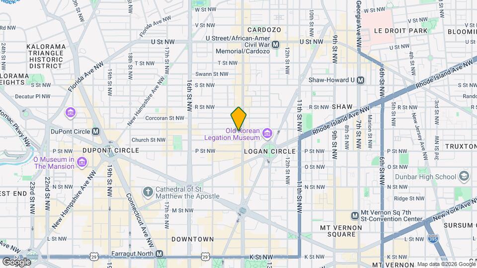 1530 14th St NW Map and Location Details