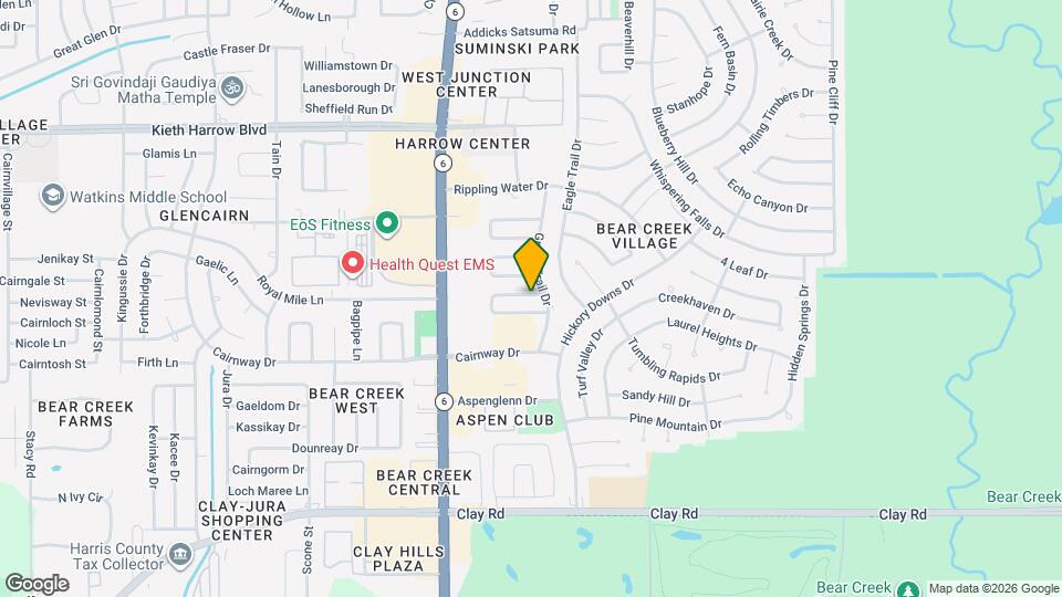 16015 Juniper Grove Dr Mapa y Detalles de la Ubicación