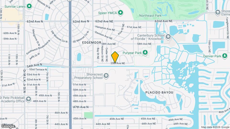 500 55th Ave N Map and Location Details