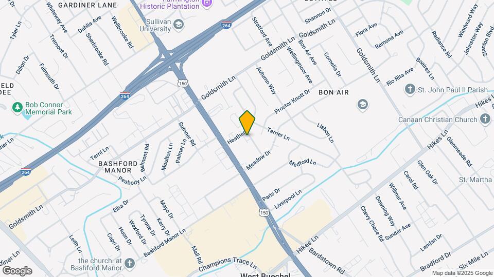 3402 Rowena Rd Map and Location Details