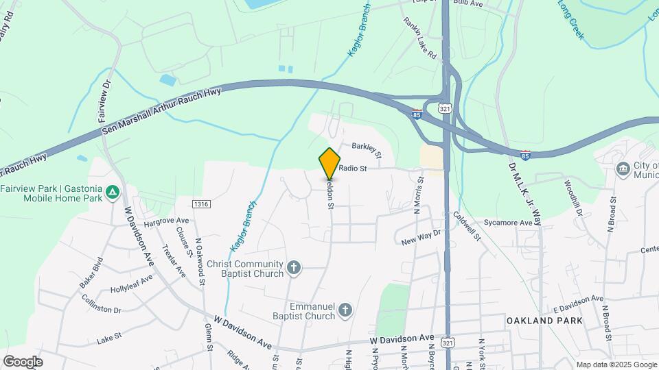 1605 N Weldon St Map and Location Details