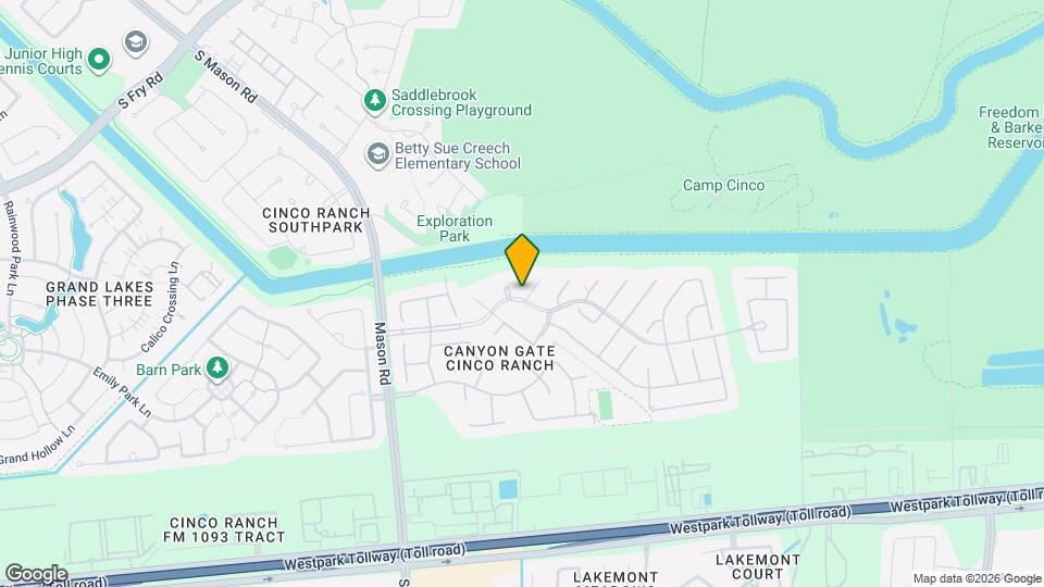 6222 Santiago Mountain Ct Map and Location Details