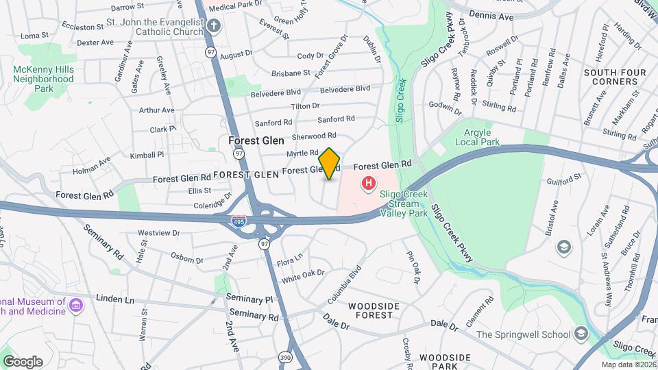 9709 Saxony Rd Map and Location Details