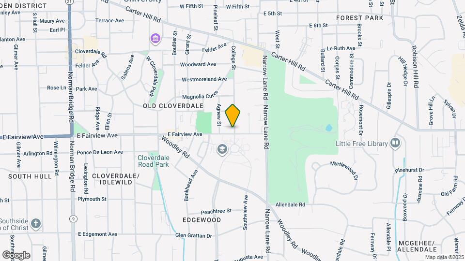 1435 E Fairview Ave Map and Location Details