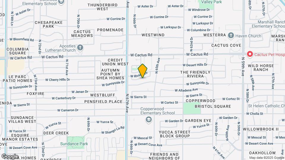 6547 W Poinsettia Dr Map and Location Details