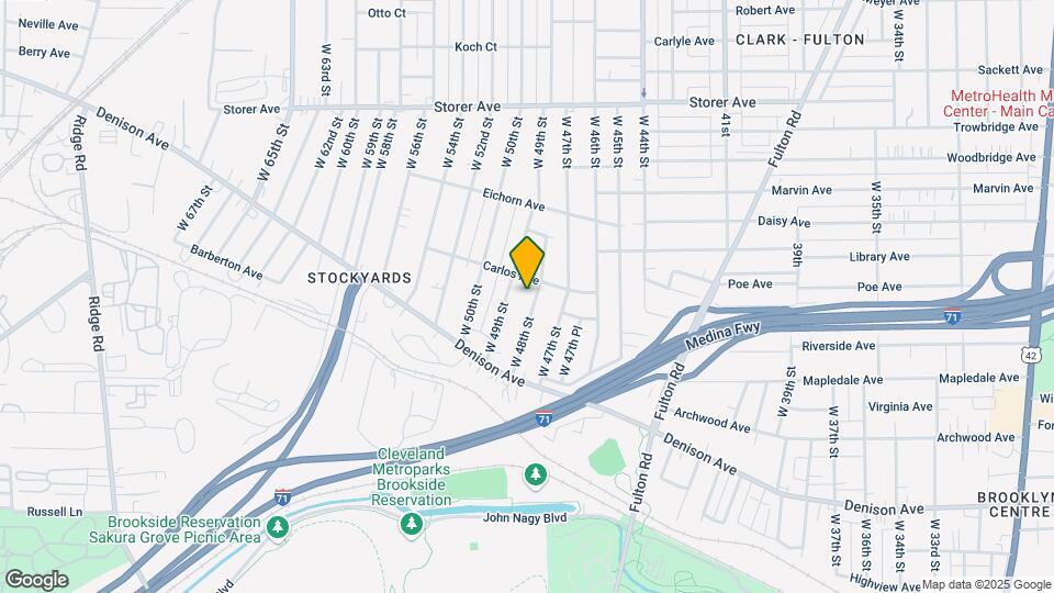 3598 W 48th St Map and Location Details
