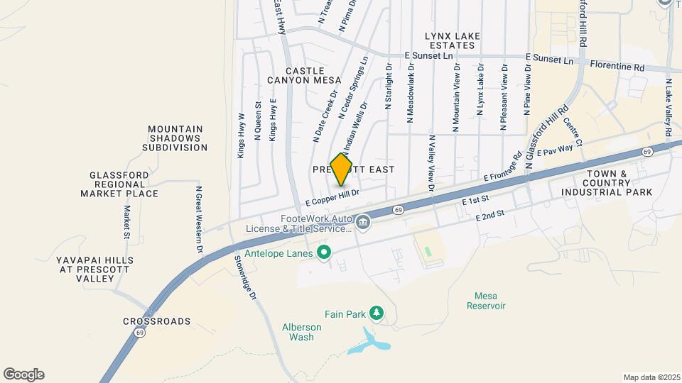 6330 E Copper Hill Dr Map and Location Details