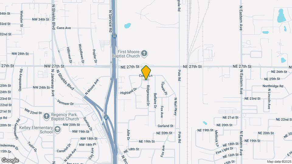 2513 Ridgewood Dr Map and Location Details