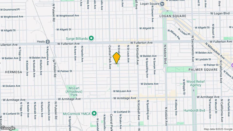 3557 W Lyndale St Map and Location Details