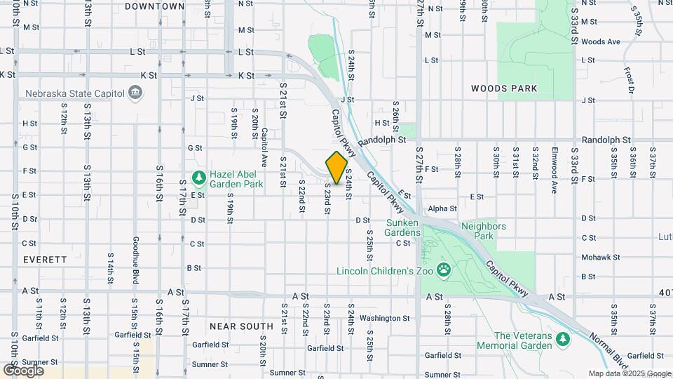 2314 E St Mapa y Detalles de la Ubicación