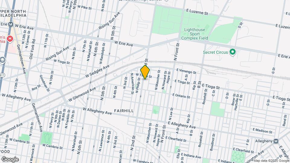 3427 N 2nd St, Unit 2f Map and Location Details