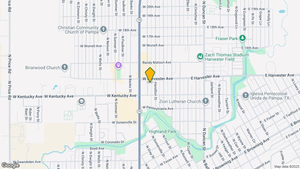 1334 Coffee St Map and Location Details