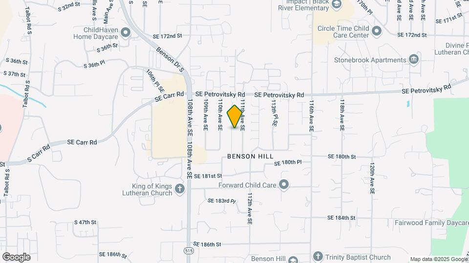 17830 110th Pl SE Mapa y Detalles de la Ubicación