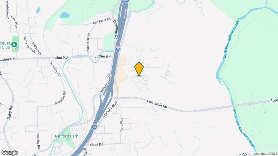 246 Silver Bend Way Map and Location Details