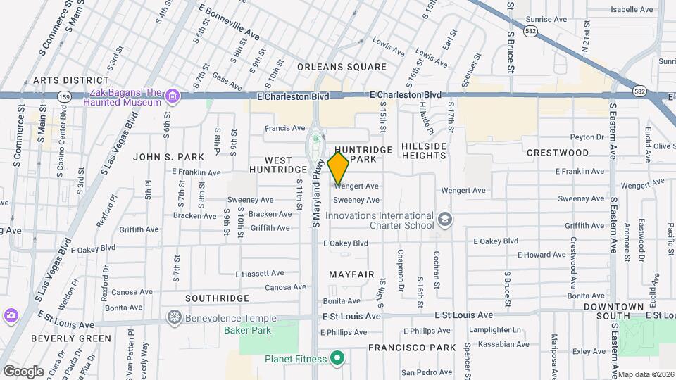 1304 Wengert Ave Mapa y Detalles de la Ubicación