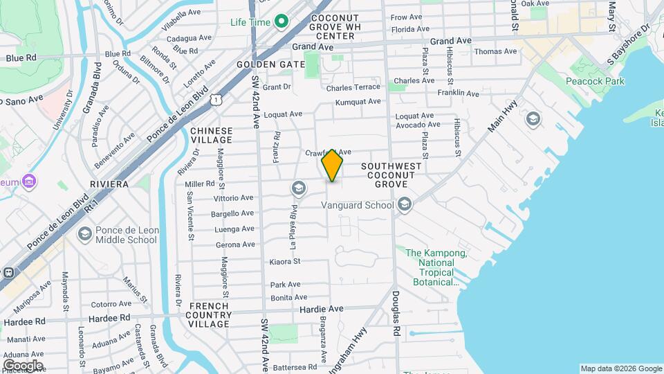 3821 Braganza Ave Map and Location Details