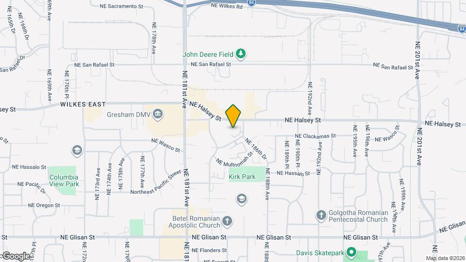 1348 NE 186th Ave Map and Location Details