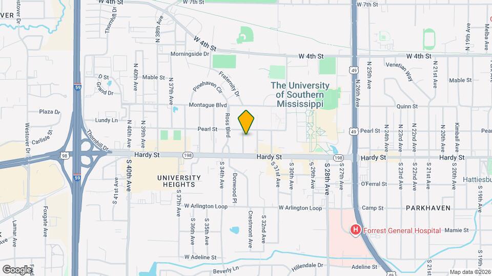 113 N 33rd Ave Map and Location Details