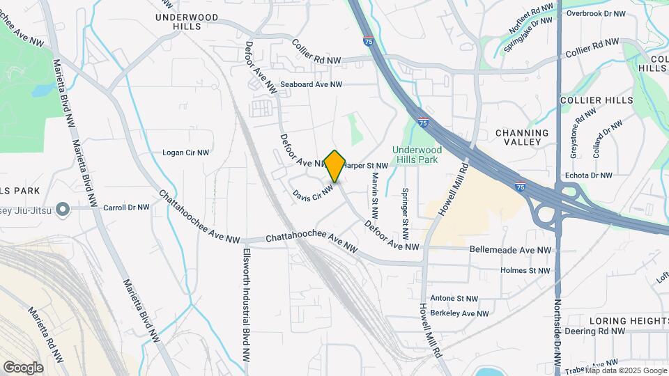 1764 Defoor Ave NW Map and Location Details