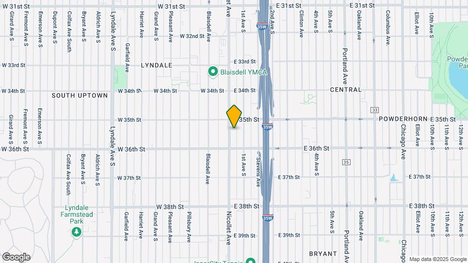 3521 Nicollet Ave, Unit 1 Map and Location Details
