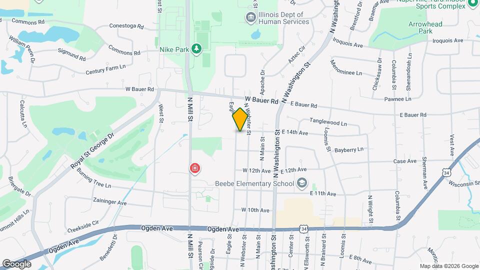 1336 N Eagle St Map and Location Details