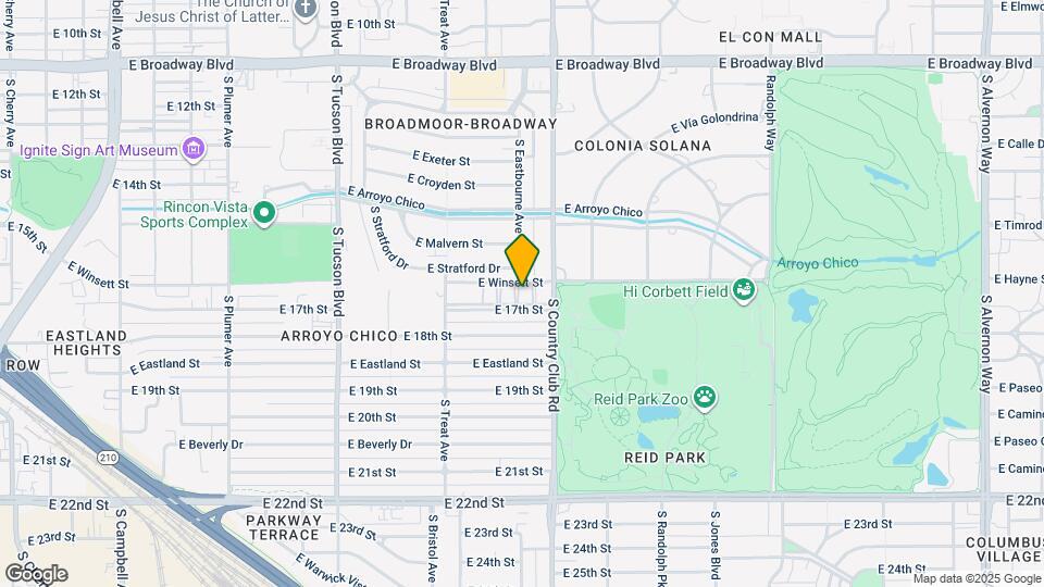 3003 E 17th St Map and Location Details