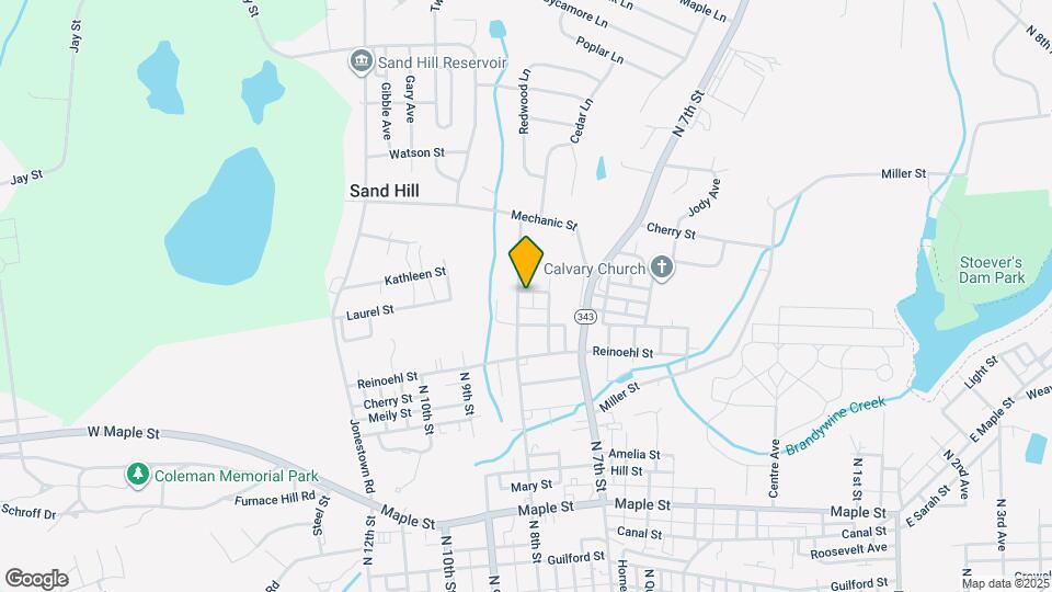 1235 N 8th St Map and Location Details