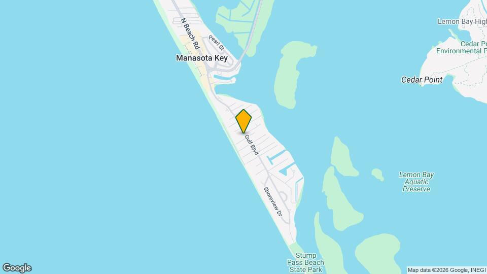 1600 Gulf Blvd Map and Location Details