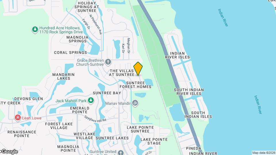 974 Villa Dr Map and Location Details